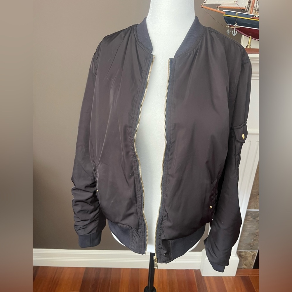 District Women's Dark Bomber Jacket